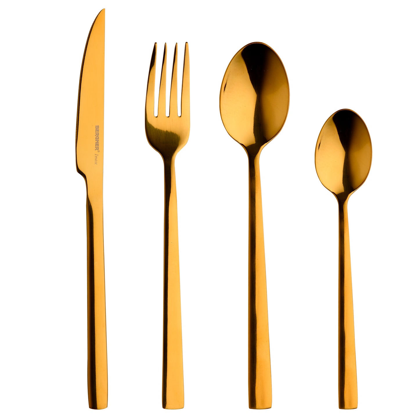 SET 24PC CUBERTERIA ACERO INOX SOFIA GOLD BG